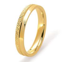TONGA 3,5mm Alliance Fantaisie OR Jaune 18 carats 750/1000