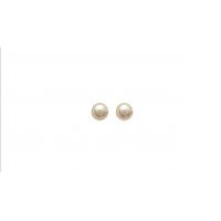 Boucles d'oreilles Boutons Imitation Perle Tige Argent