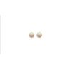 Boucles d'oreilles Boutons Imitation Perle Tige Argent