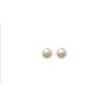 Boucles d'oreilles Boutons Imitation Perle Tige Argent