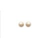 Boucles d'oreilles Boutons Imitation Perle Tige Argent