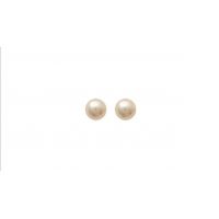 Boucles d'oreilles Boutons Imitation Perle Tige Argent