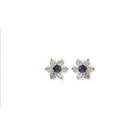 Boucles d'oreilles Marguerites PV Plaqué Or