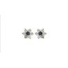 Boucles d'oreilles Marguerites PV Plaqué Or