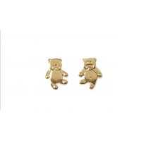 Boucles d'oreilles Nounours Plaqué Or