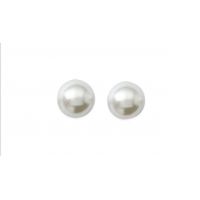 Boucles d'oreilles imitation Perle Plaqué Or