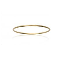 Bracelet Jonc Rigide Plaqué Or Largeur 2mm