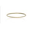 Bracelet Jonc Rigide Plaqué Or Largeur 2mm