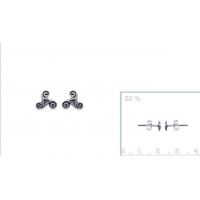 Boucles d'oreilles Tristel Argent 925/1000