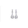 Boucles d'oreille PENDANTESs OZ Argent 925 Rhodié