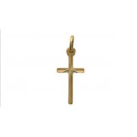 Pendentif Croix Plaqué Or