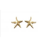 Boucles d'oreilles Etoile De Mer Plaqué Or