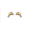 Boucles d'oreilles Dauphins Plaqué Or