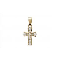 Pendentif Croix OZ Plaqué Or