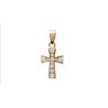 Pendentif Croix OZ Plaqué Or