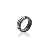 Bague Acier Ruthénié