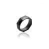 Bague Céramique Tendance Black
