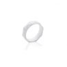 Bague Céramique Blanche