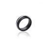 Bague Céramique Acier Tendance Black