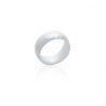 Bague Céramique Blanche