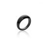 Bague Jonc Céramique Tendance Black