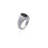 Bague Imit. Onyx Argent 925