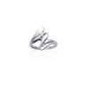 Bague Ondulation Argent 925