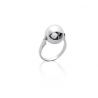 Bague Minimaliste Boule Argent 925