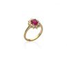 Bague Entourage OZ PS Plaqué Or