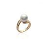 Bague Perle Imitation Plaqué Or