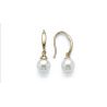 Boucles d'oreilles Pendantes imitation Perle Plaqué Or