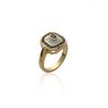 Bague Vintage Plaqué Or Rhodié