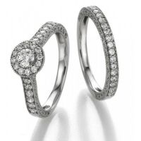 Duo Alliance et Solitaire Or 18 carats et Diamants (0.49+0.23 CTS)