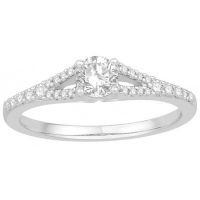 Duo Alliance et Solitaire Or 18 carats et Diamants (0.47+0.12 CTS)