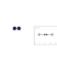 Boucles d'oreilles 3 mm Argent 925 Rhodie 