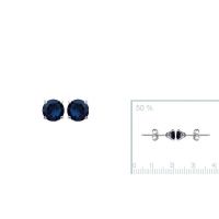 Boucles d'oreilles 5 mm Argent 925 Rhodie 