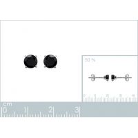 Boucles d'oreilles Argent 925 Rhodie 
