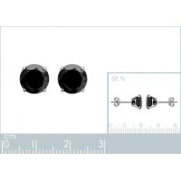 Boucles d'oreilles Argent 925 Rhodie 