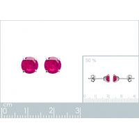 Boucles d'oreilles Argent 925 Rhodie 