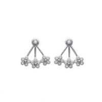 Boucles d'oreilles Argent 925 Rhodie 