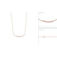 Collier plaqué or 3 microns oxydes microserti