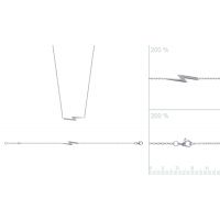 Collier argent 925 rhodie