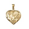 Pendentif Coeur Plaqué Or