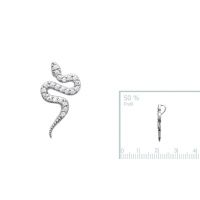 Pendentif argent 925 rhodie oxyde