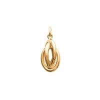 Pendentif plaqué or Forcat