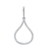 Pendentif argent 925 rhodie oxyde microserti