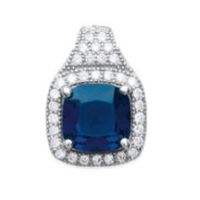 Pendentif argent 925 rhodie oxyde microserti