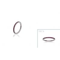 Bague alliance Argent 925 rhodie oxyde 