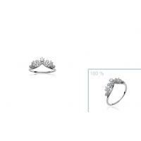 Bague Argent 925 chic rhodie oxyde 