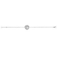 Bracelet Rose Argent 925 rhodie oxyde microserti